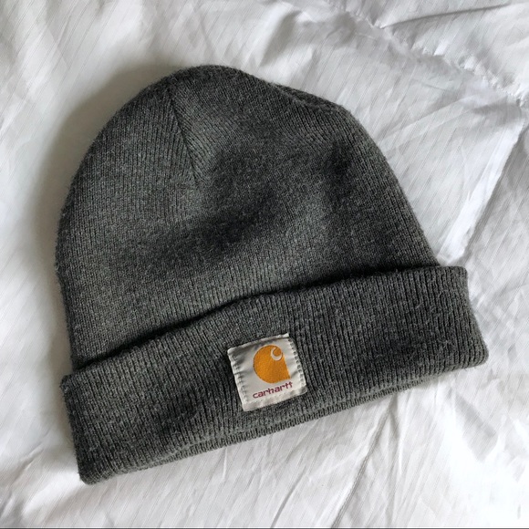 dark grey carhartt beanie